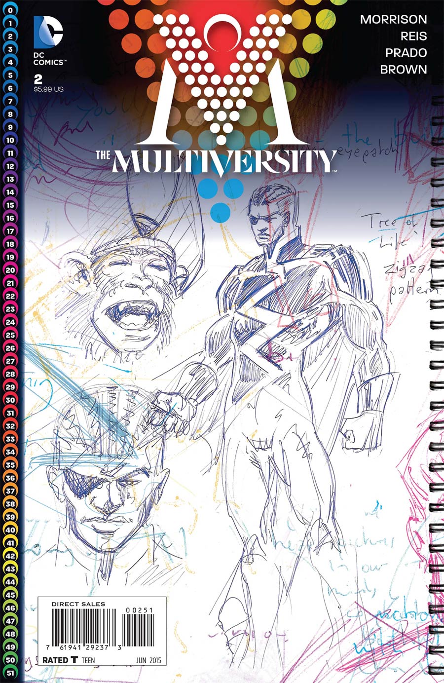 Multiversity #2 Cover E Incentive Grant Morrison Variant Cover