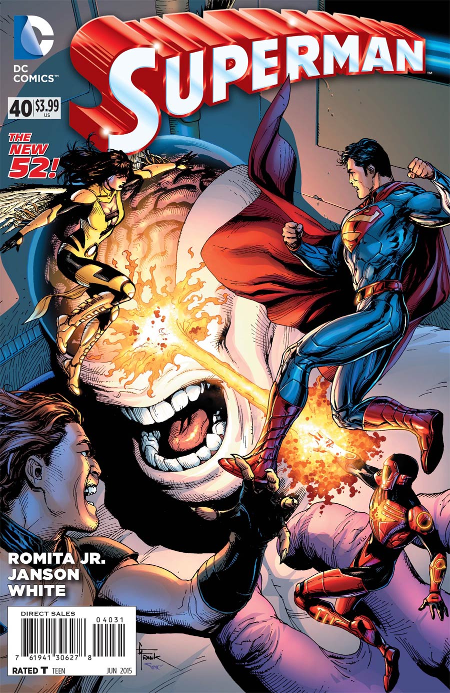 Superman Vol 4 #40 Cover E Incentive Gary Frank Variant Cover