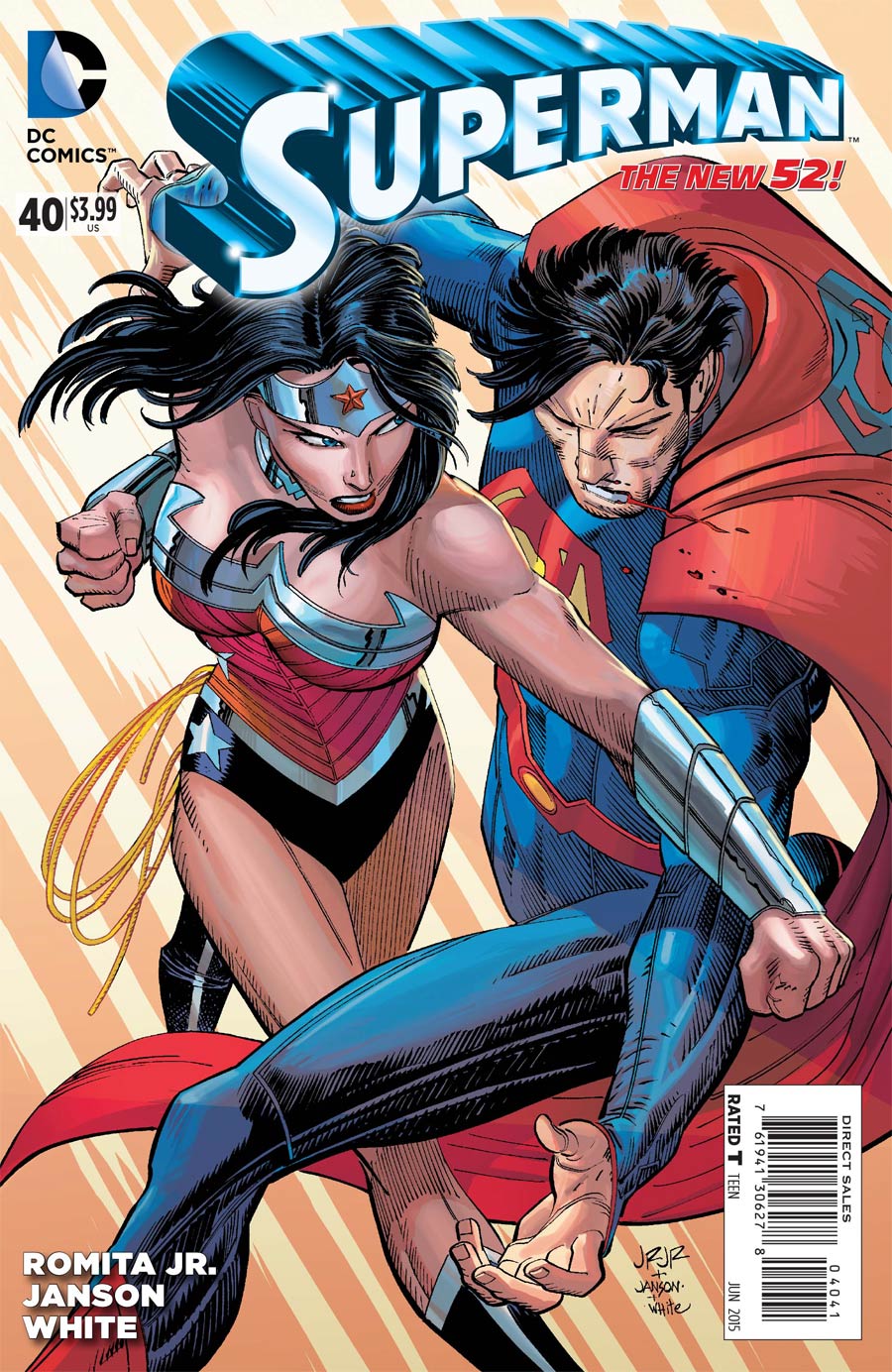 Superman Vol 4 #40 Cover F Incentive John Romita Jr Variant Cover