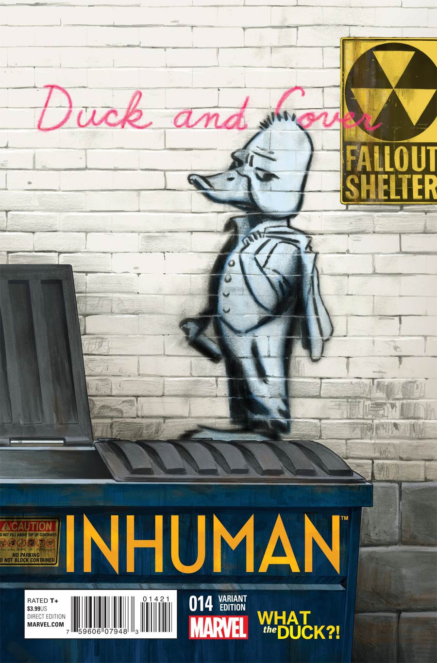 Inhuman #14 Cover B Variant What The Duck Cover