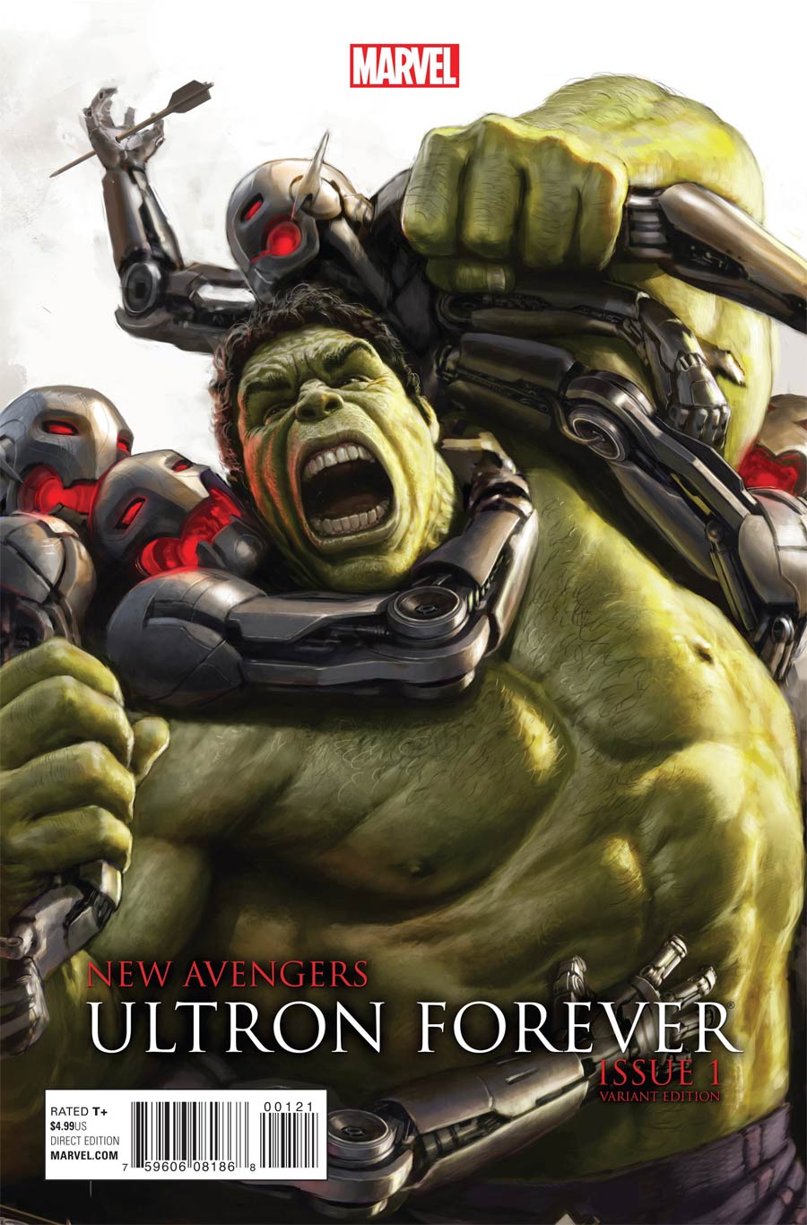 New Avengers Ultron Forever #1 Cover B Incentive Avengers Age Of Ultron Movie Connecting E Variant Cover (Ultron Forever Part 2)