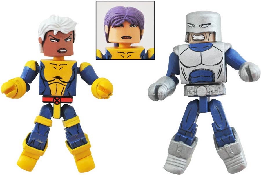 Marvel Minimates Series 60 X-Men vs Brotherhood Storm With Pyslocke Parts & Avalanche 2-Pack