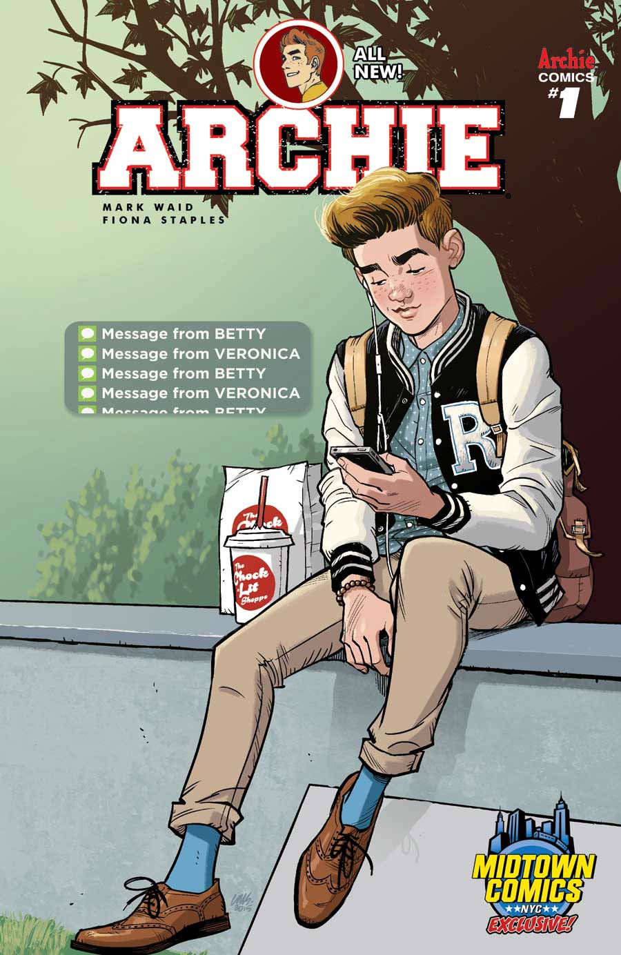Archie Vol 2 #1 Cover B Midtown Exclusive Cameron Stewart Variant Cover