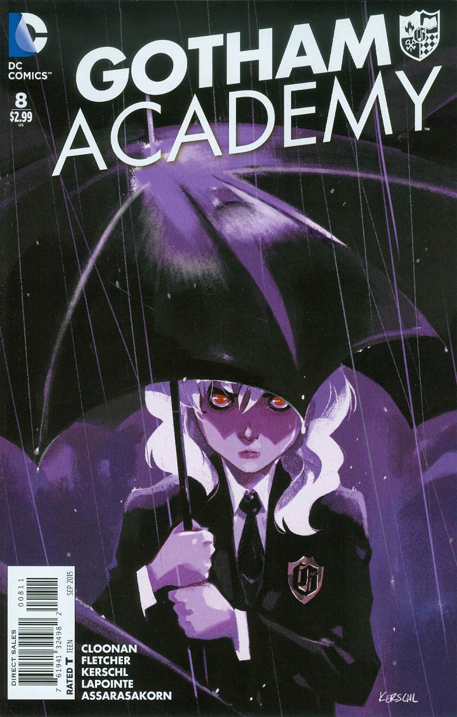 Gotham Academy #8 Cover A Regular Karl Kerschl Cover