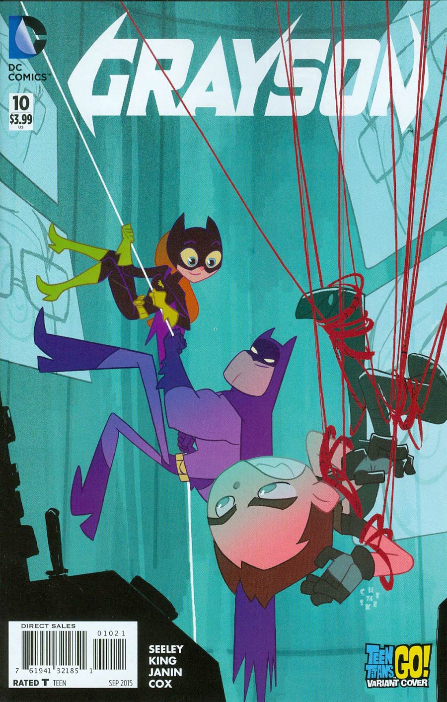Grayson #10 Cover B Variant Sean Cheeks Galloway Teen Titans Go Cover
