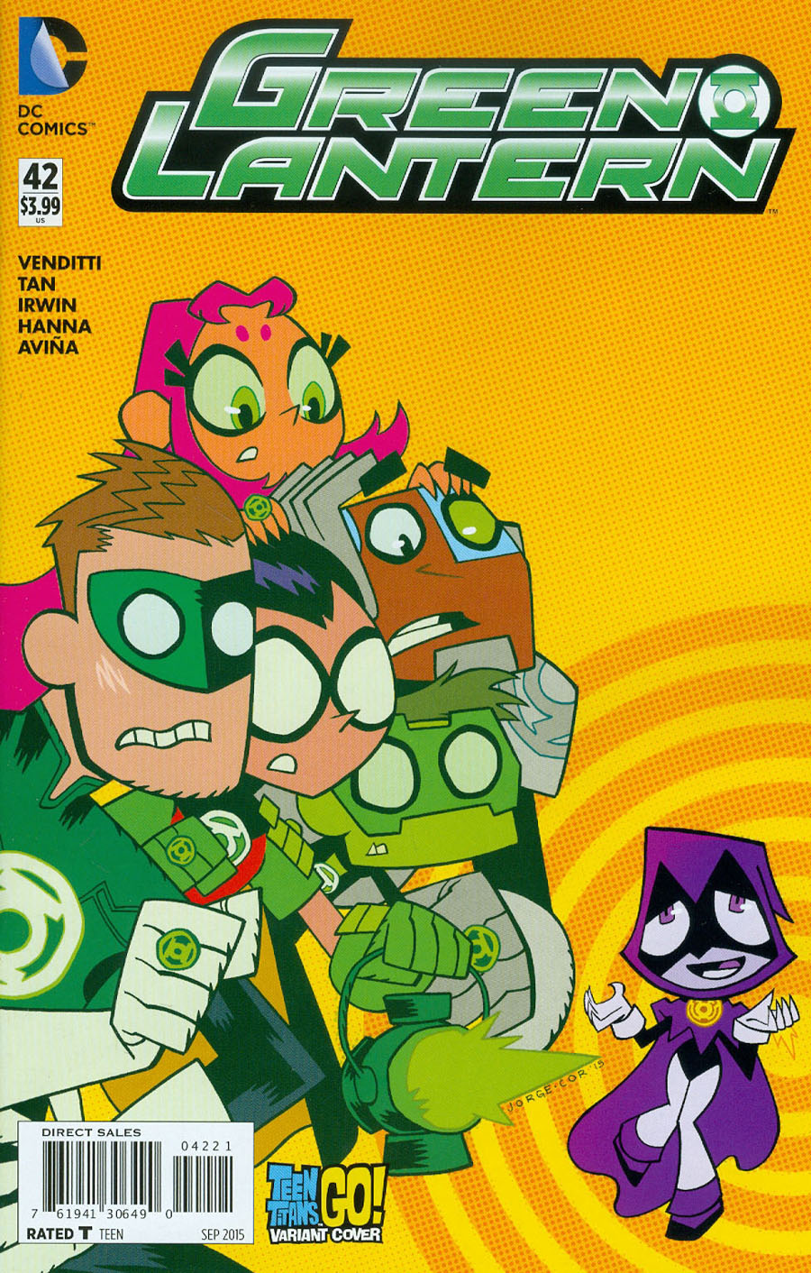 Green Lantern Vol 5 #42 Cover B Variant Jorge Corona Teen Titans Go Cover