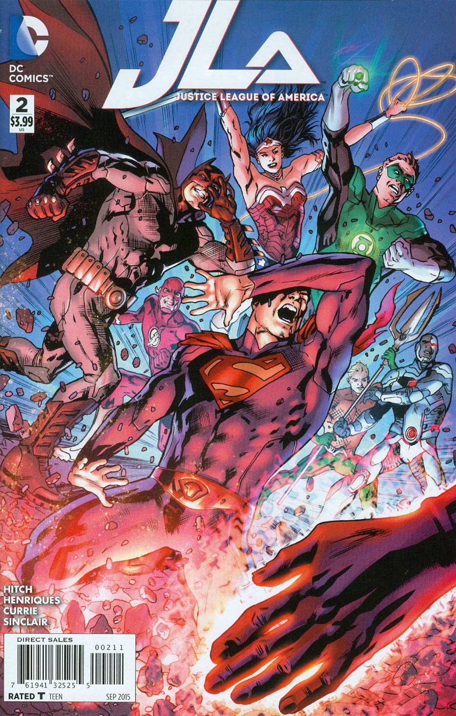 Justice League Of America Vol 4 #2 Cover A Regular Bryan Hitch Cover