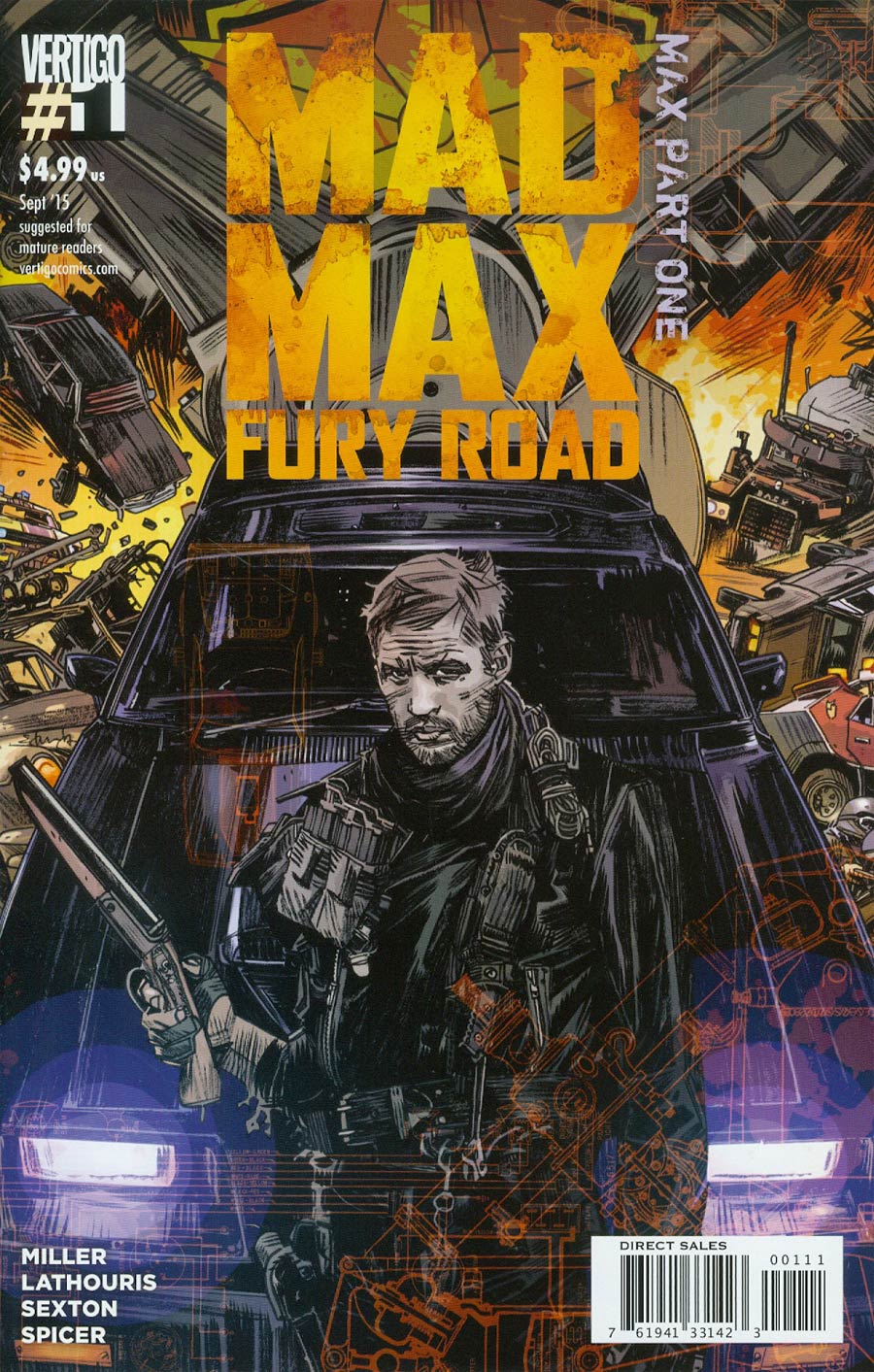 Mad Max Fury Road Mad Max #1 Cover A 1st Ptg Regular Tommy Lee Edwards ...