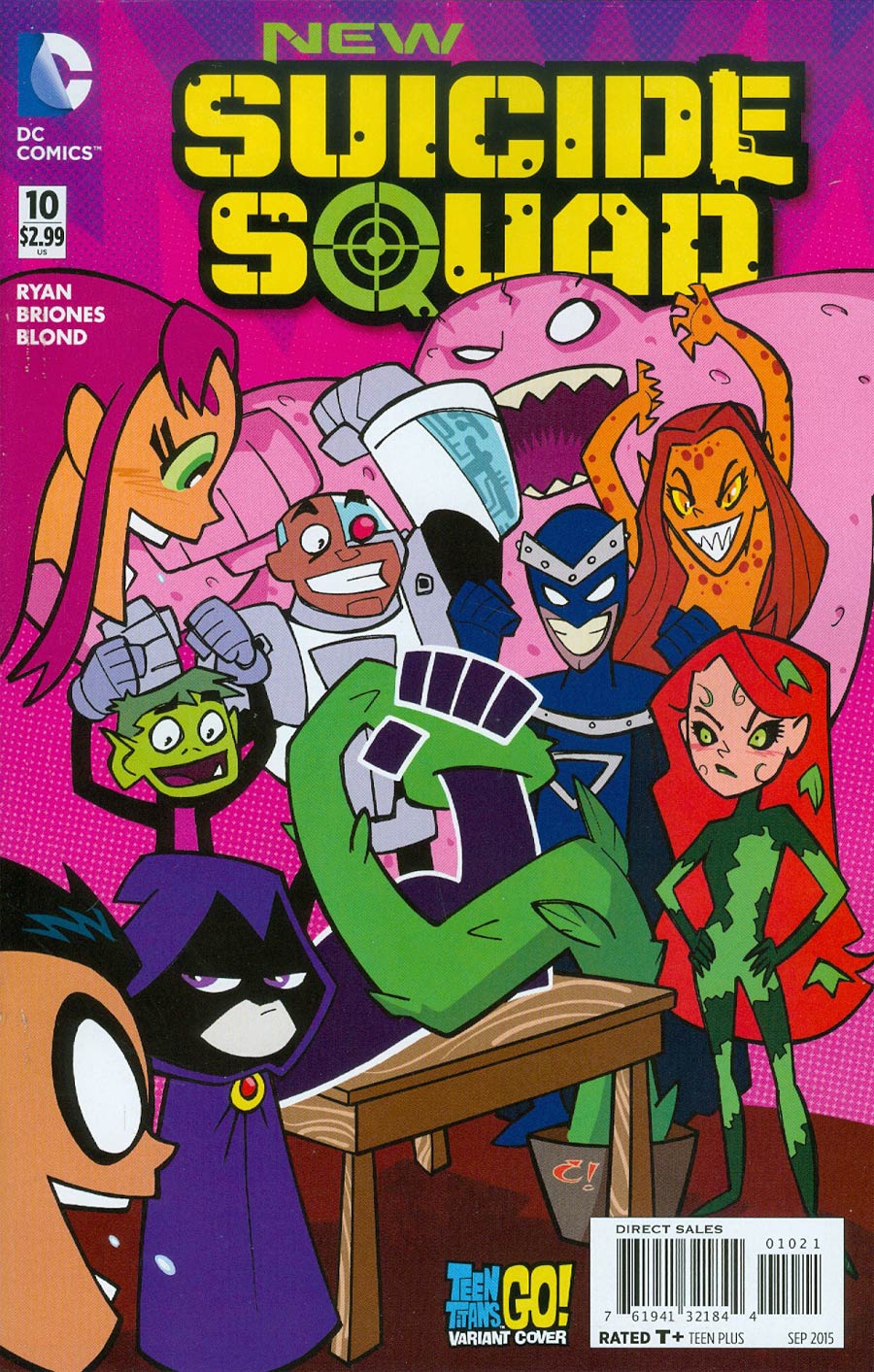 New Suicide Squad #10 Cover B Variant Craig Rousseau Teen Titans Go Cover