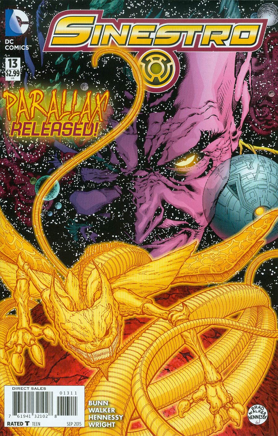 Sinestro #13 Cover A Regular Brad Walker Cover