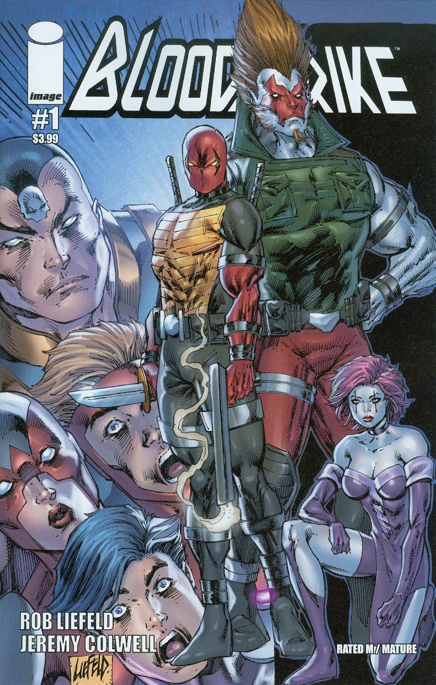 Bloodstrike Vol 2 #1 Cover A Regular Rob Liefeld Cover