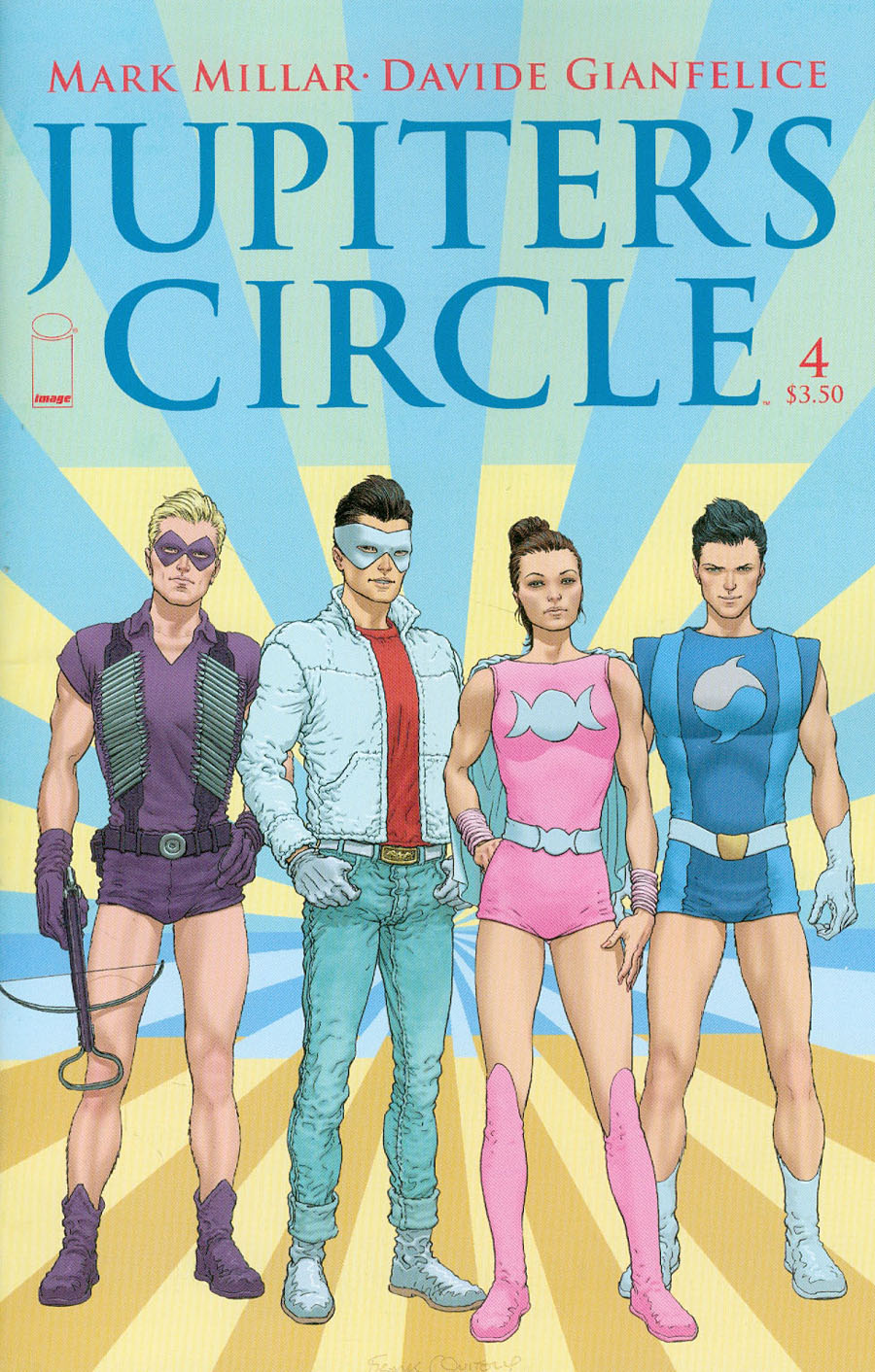 Jupiters Circle #4 Cover A Regular Frank Quitely Cover