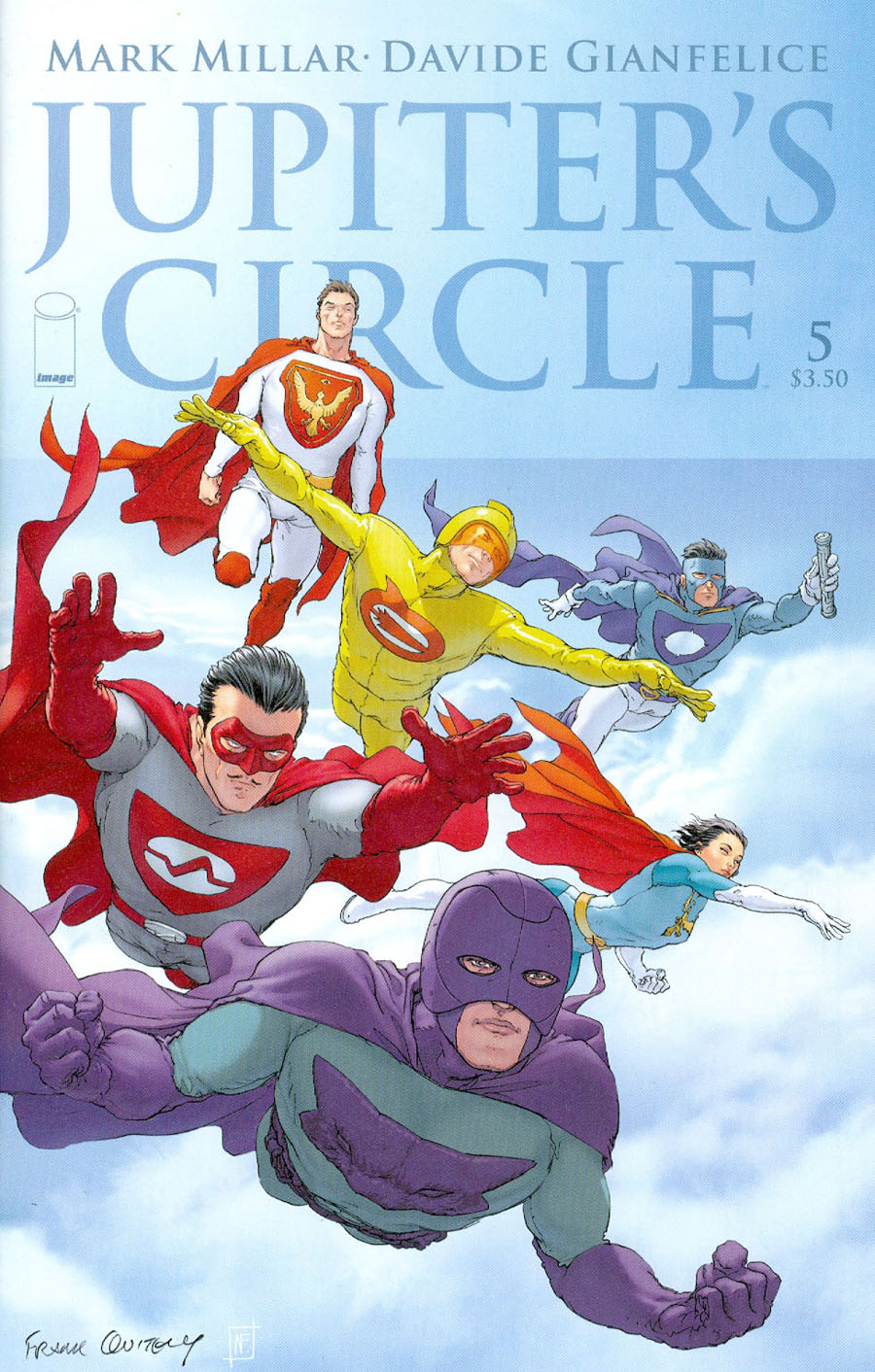 Jupiters Circle #5 Cover A Regular Frank Quitely Cover