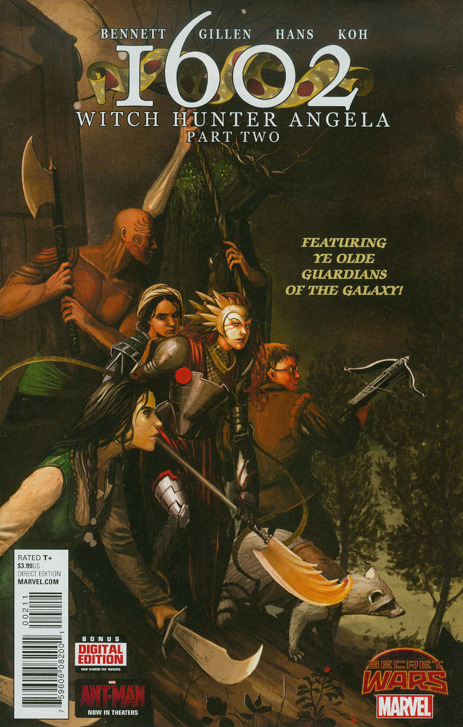 1602 Witch Hunter Angela #2 Cover A Regular Stephanie Hans Cover (Secret Wars Warzones Tie-In)