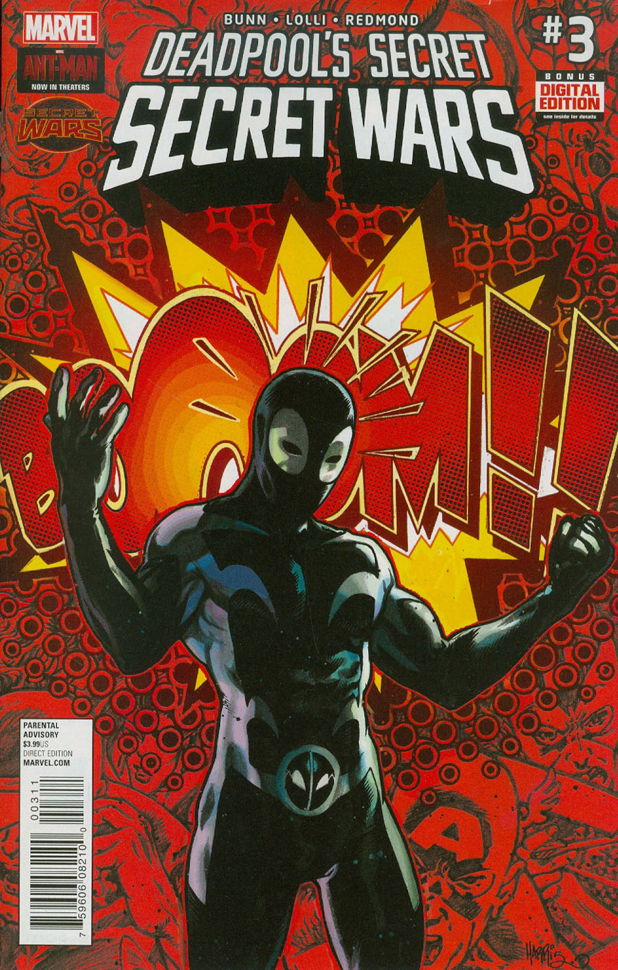 Deadpools Secret Secret Wars #3 Cover A Regular Tony Harris Cover (Secret Wars Warzones Tie-In)