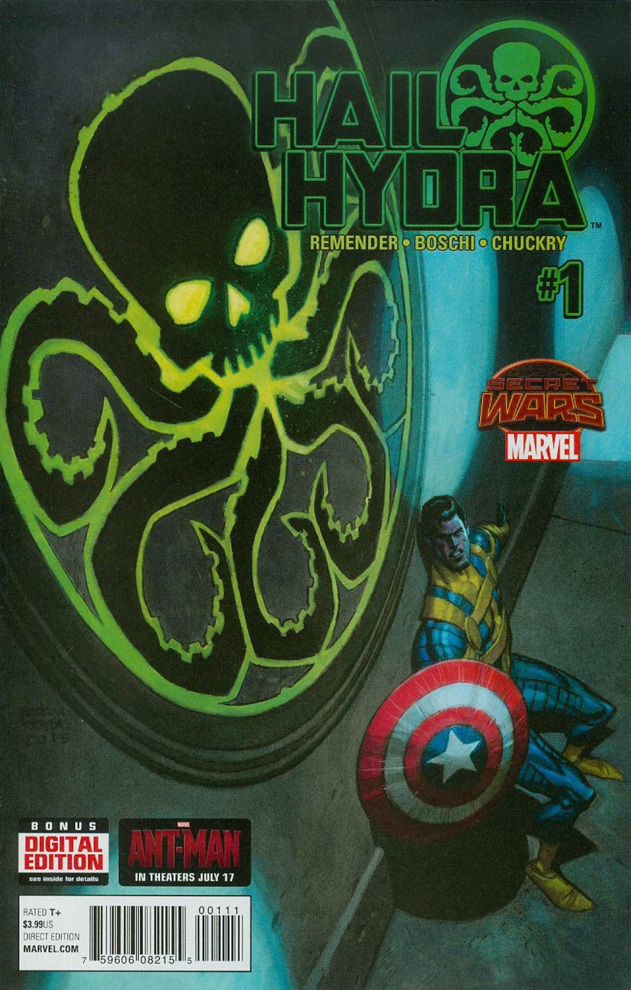 Hail Hydra #1 Cover A Regular Roland Boschi Cover (Secret Wars Warzones Tie-In)