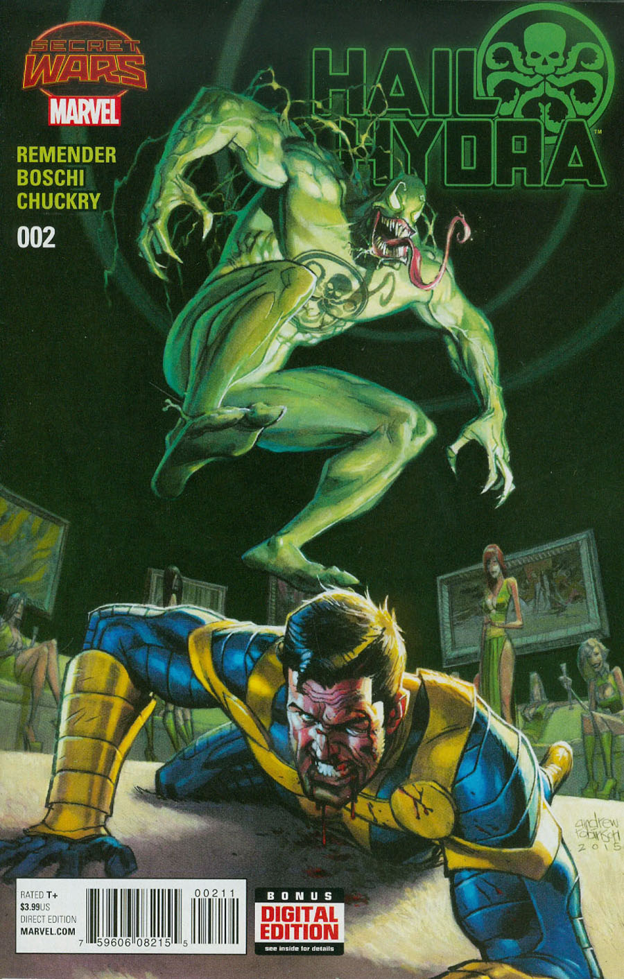 Hail Hydra #2 Cover A Regular Roland Boschi Cover (Secret Wars Warzones Tie-In)