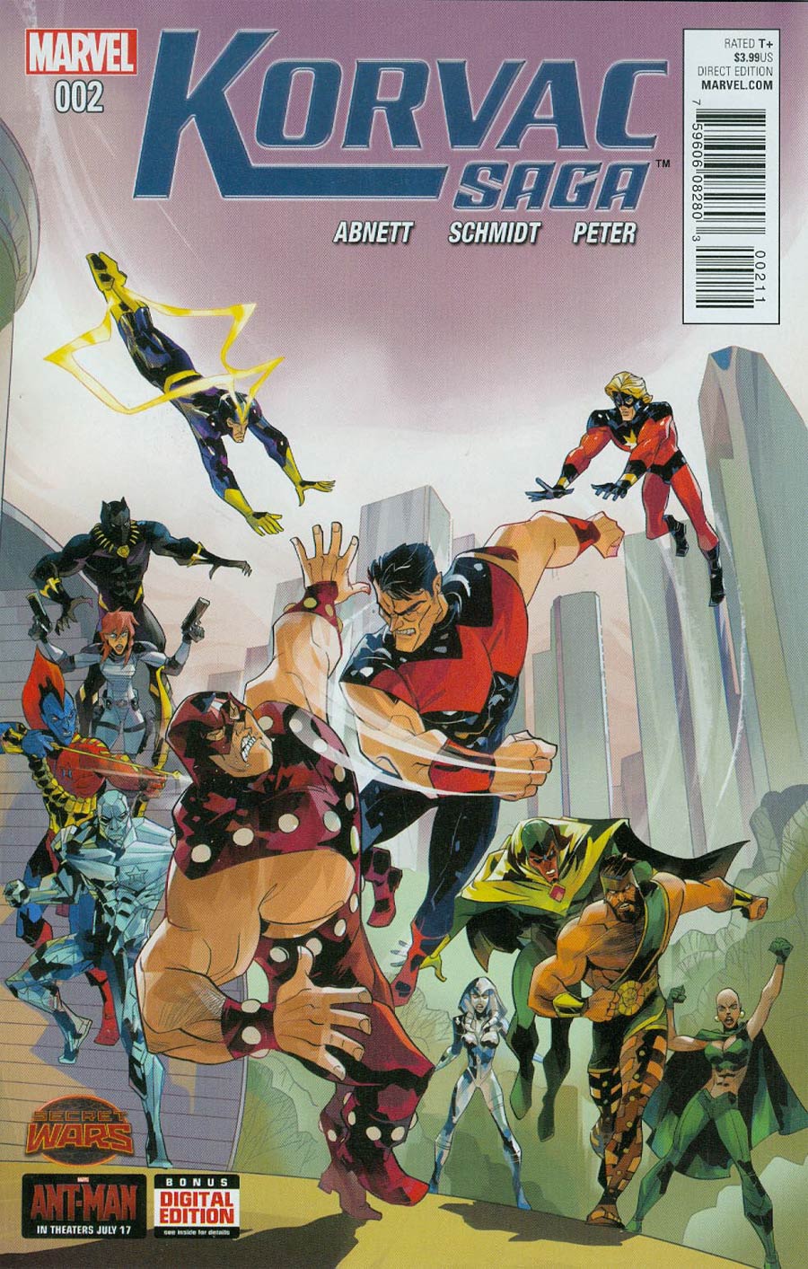 Korvac Saga #2 Cover A Regular Otto Schmidt Cover (Secret Wars Warzones Tie-In)