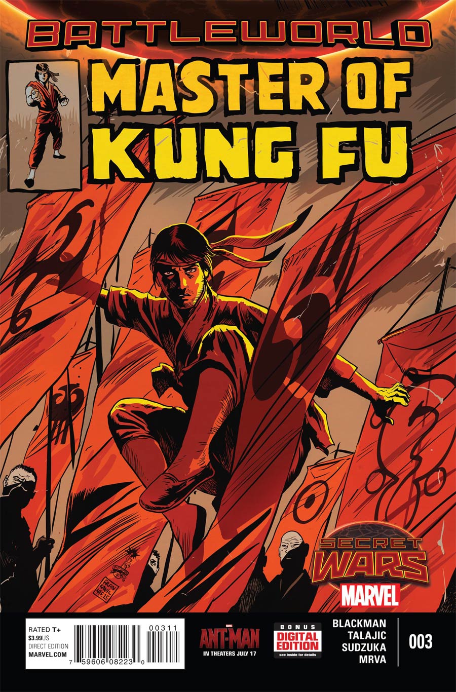 Master Of Kung Fu Vol 2 #3 (Secret Wars Battleworld Tie-In)