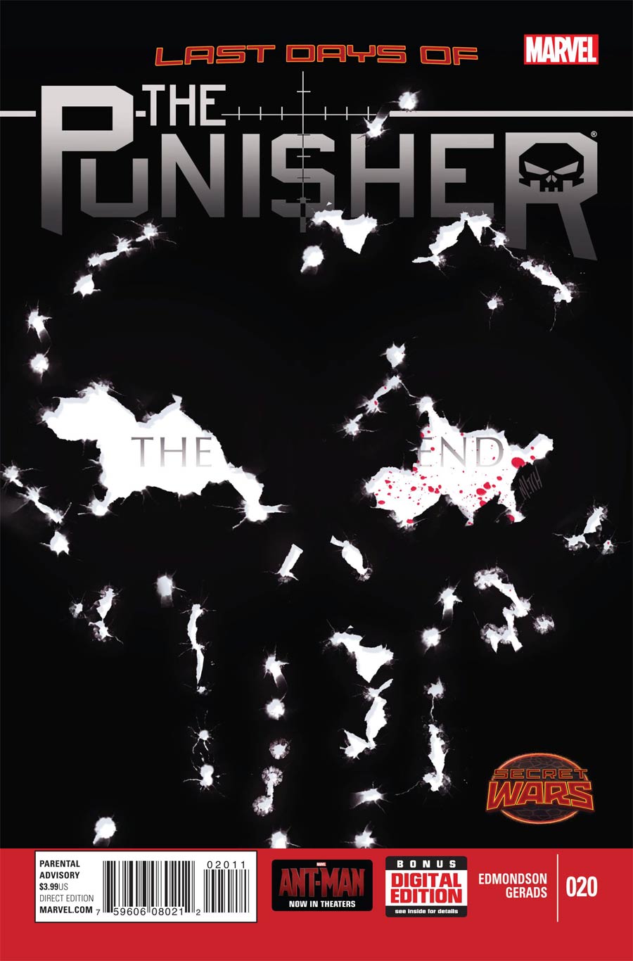 Punisher Vol 9 #20 (Secret Wars Last Days Tie-In)