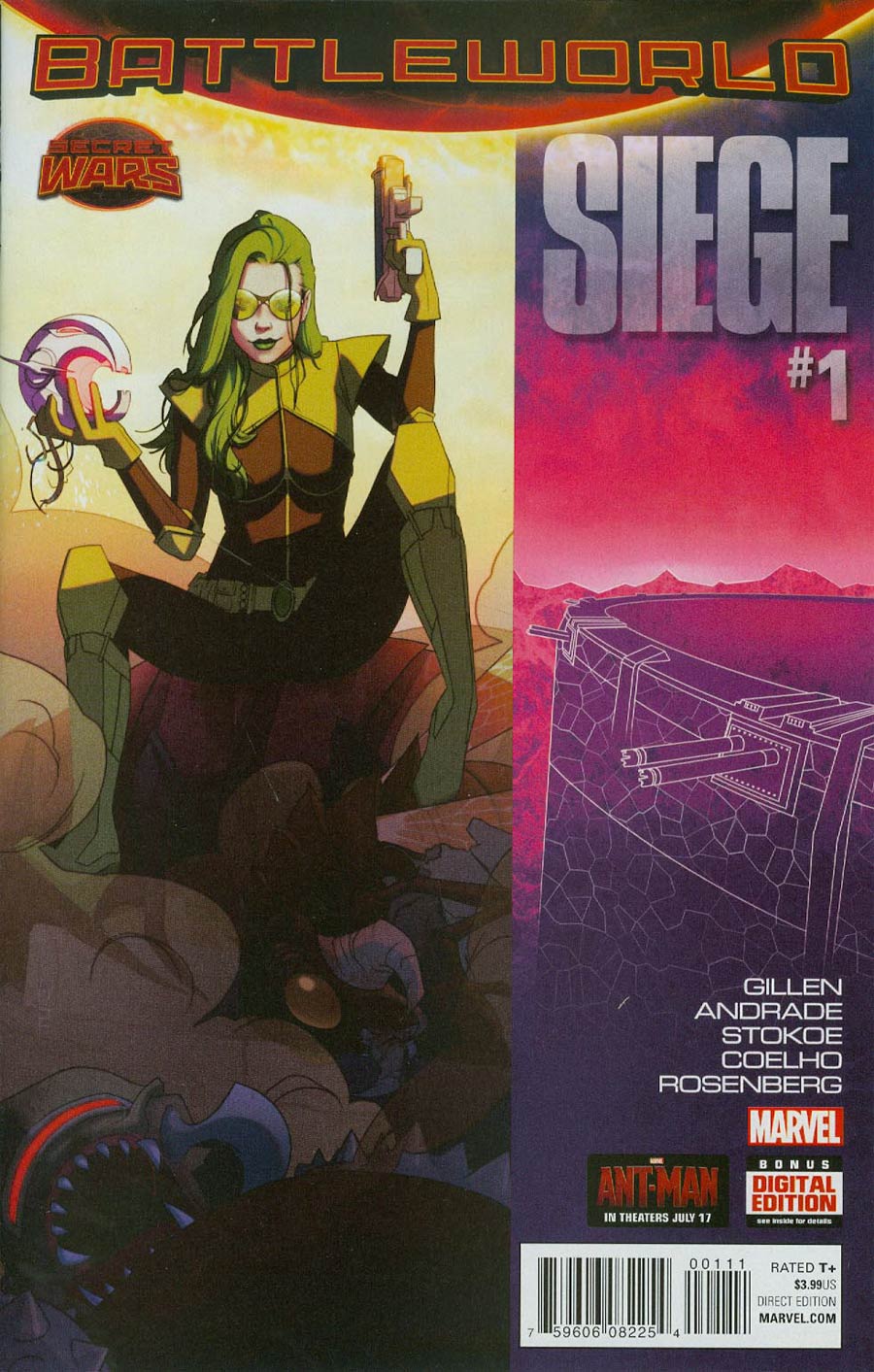 Siege (Marvel) Vol 2 #1 Cover A Regular W Scott Forbes Cover (Secret Wars Battleworld Tie-In)