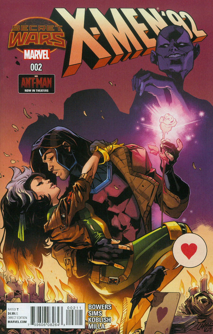 X-Men 92 #2 Cover A Regular Pepe Larraz Cover (Secret Wars Warzones Tie-In)
