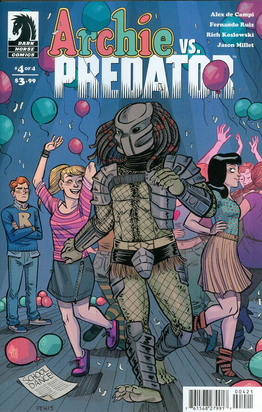 Archie vs Predator #4 Cover B Variant Faith Erin Hicks Cover