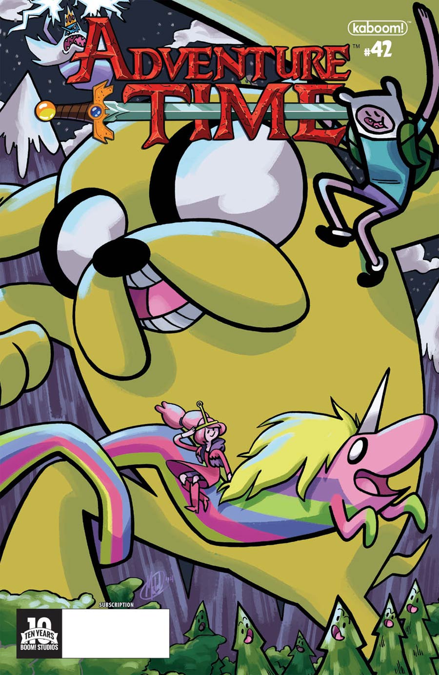 Adventure Time #42 Cover B Variant Mychal Amann Subscription Cover