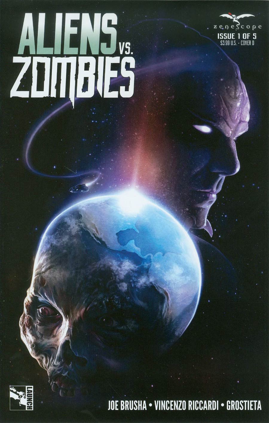 Aliens vs Zombies #1 Cover D David Seidman