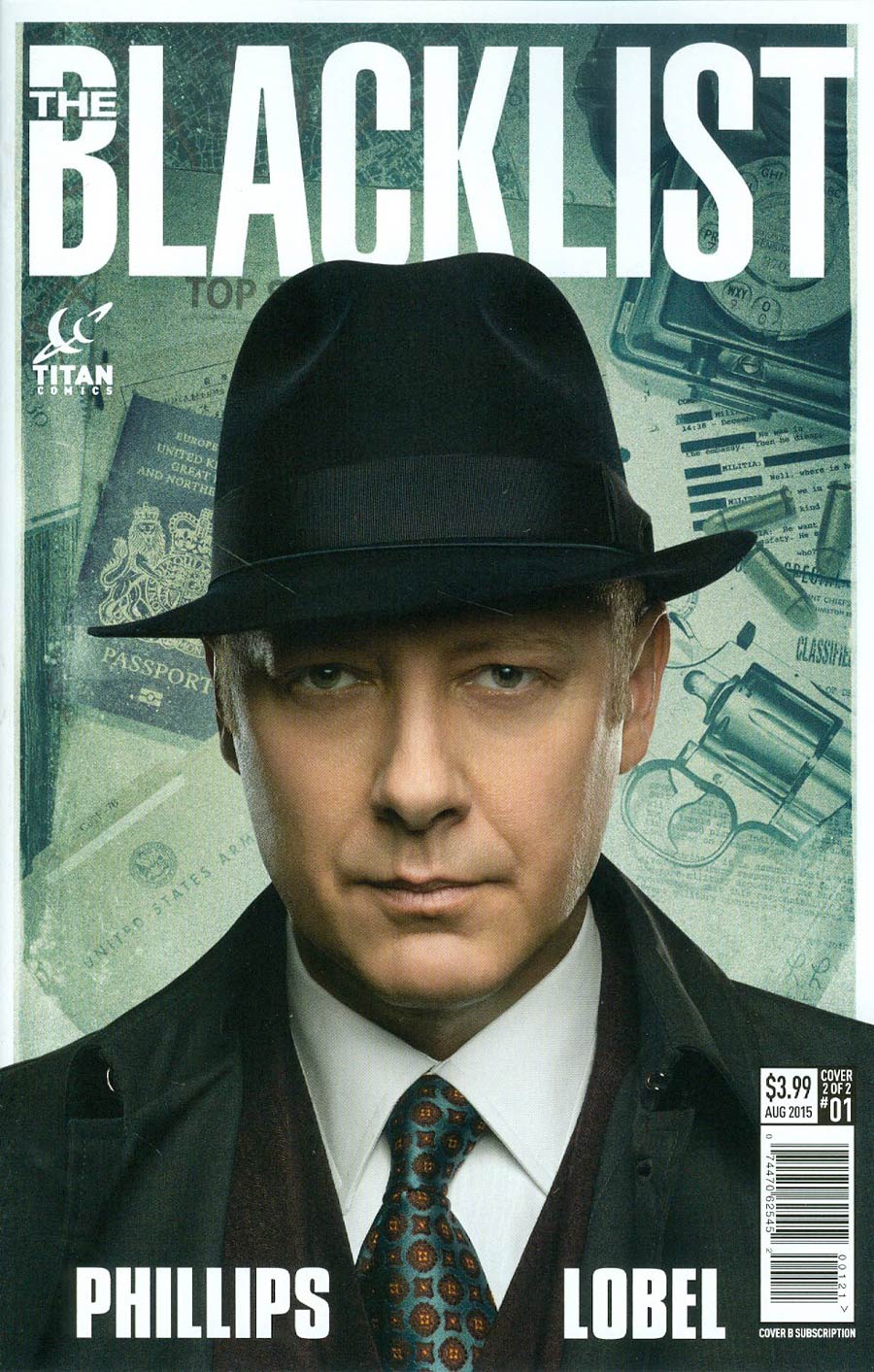 Blacklist #1 Cover B Variant Photo Subscription Cover