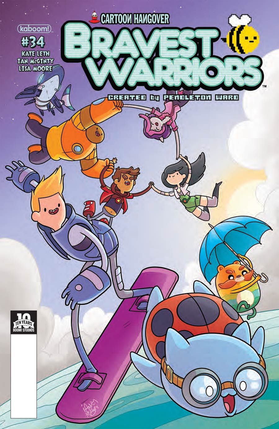 Bravest Warriors #34 Cover A Regular Ian McGinty Cover