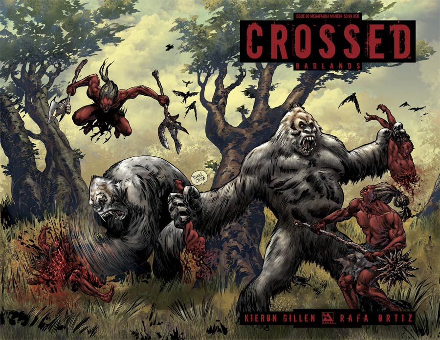 Crossed Badlands #80 Cover B Megafauna Mayhem Cover