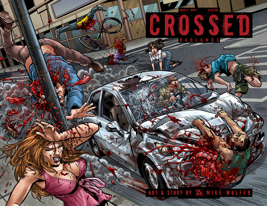 Crossed Badlands #81 Cover C Wraparound Cover