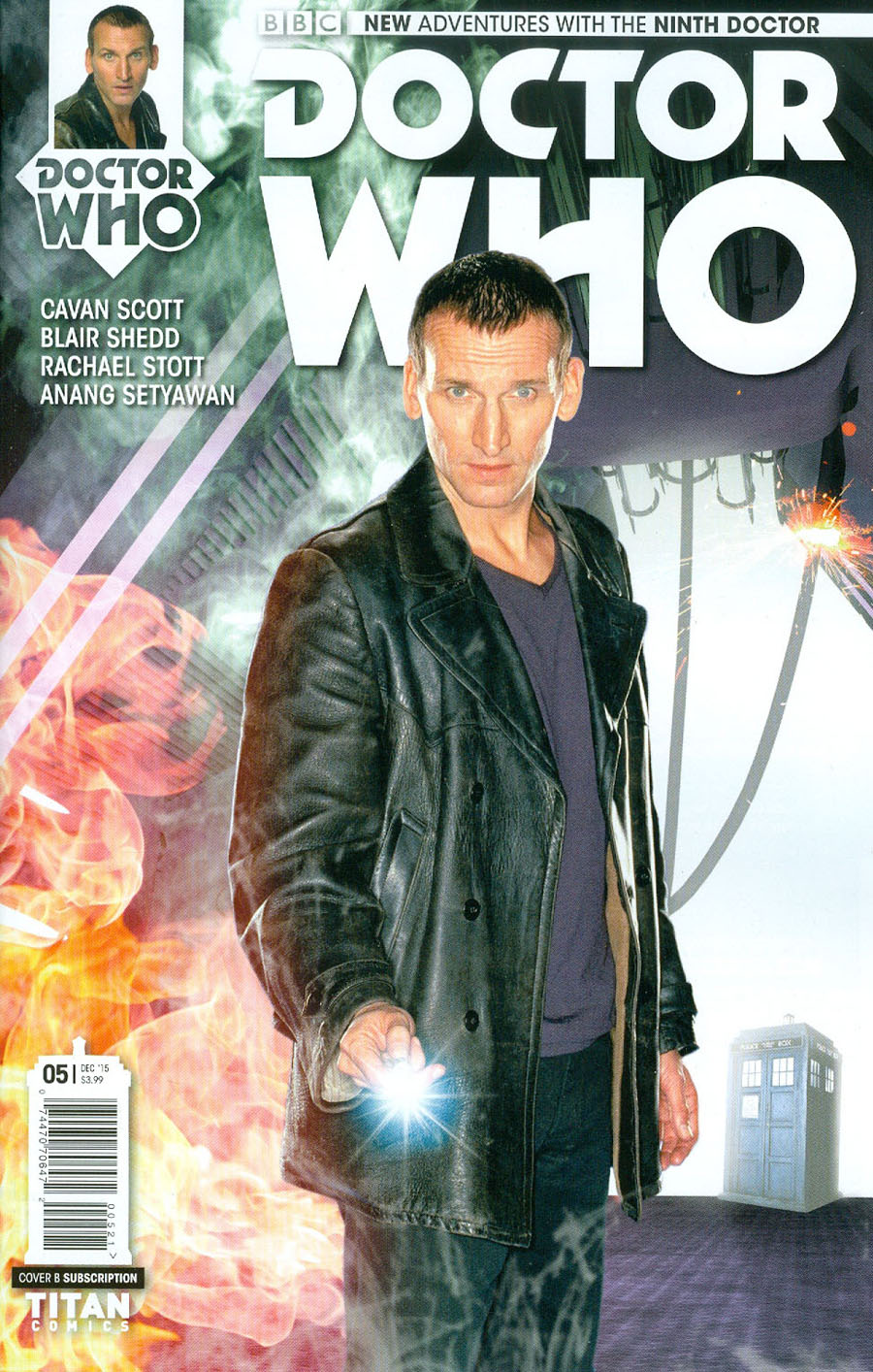 Doctor Who 9th Doctor #5 Cover B Variant Photo Subscription Cover