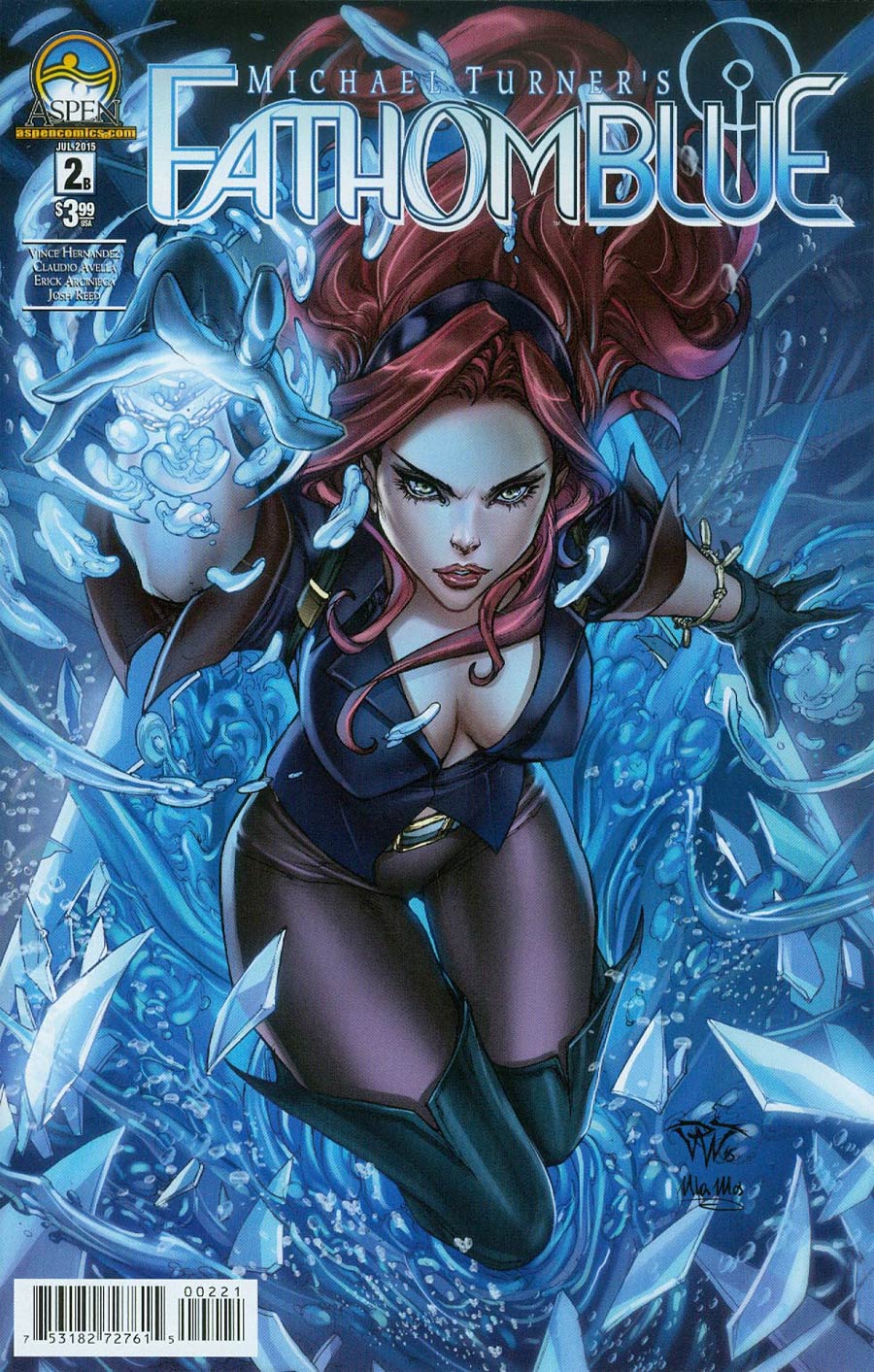 Fathom Blue #2 Cover B Variant Paolo Pantalena Cover