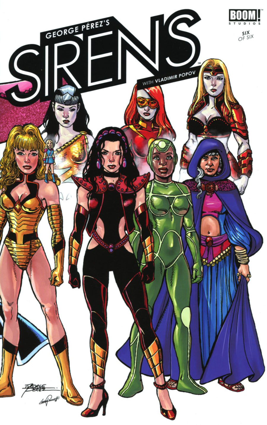George Perezs Sirens #6 Cover A Regular George Perez Cover