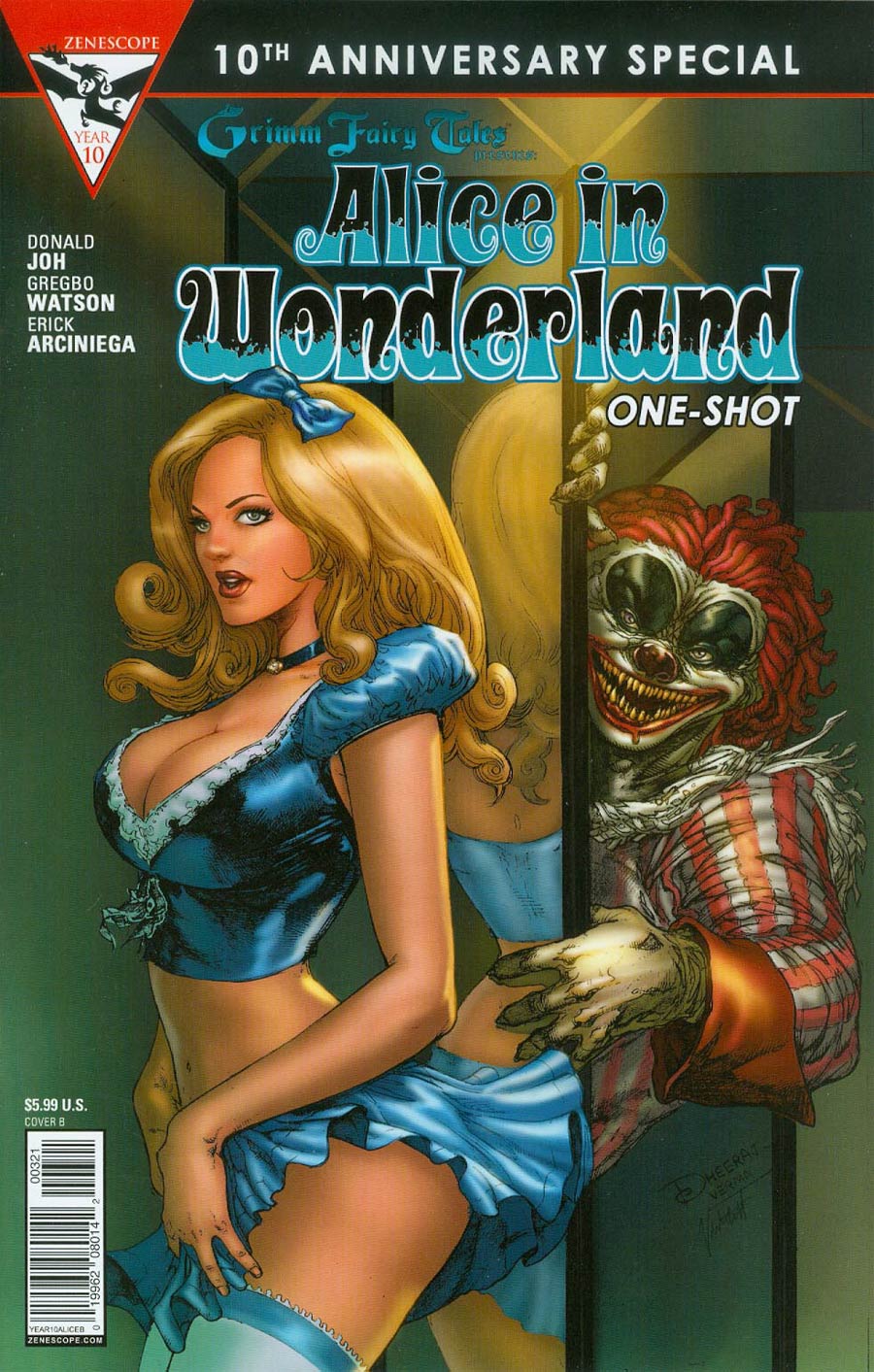 Grimm Fairy Tales Presents 10th Anniversary Special #3 Alice In Wonderland Cover B Dheeraj Verma