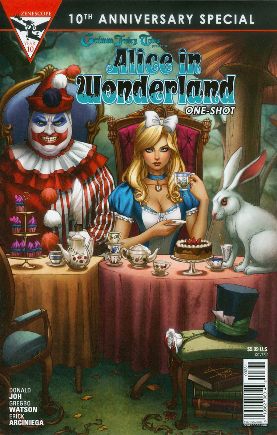 Grimm Fairy Tales Presents 10th Anniversary Special #3 Alice In Wonderland Cover C Sabine Rich
