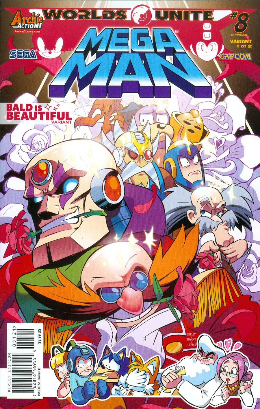 Mega Man Vol 2 #51 Cover B Variant Diana Skelly Cover (Worlds Unite Part 8)