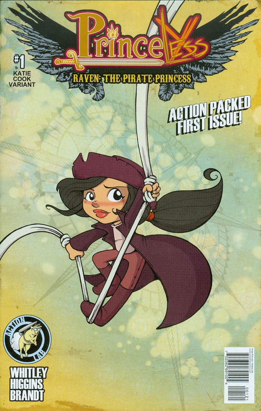 Princeless Raven The Pirate Princess #1 Cover B Variant Katie Cook Cover
