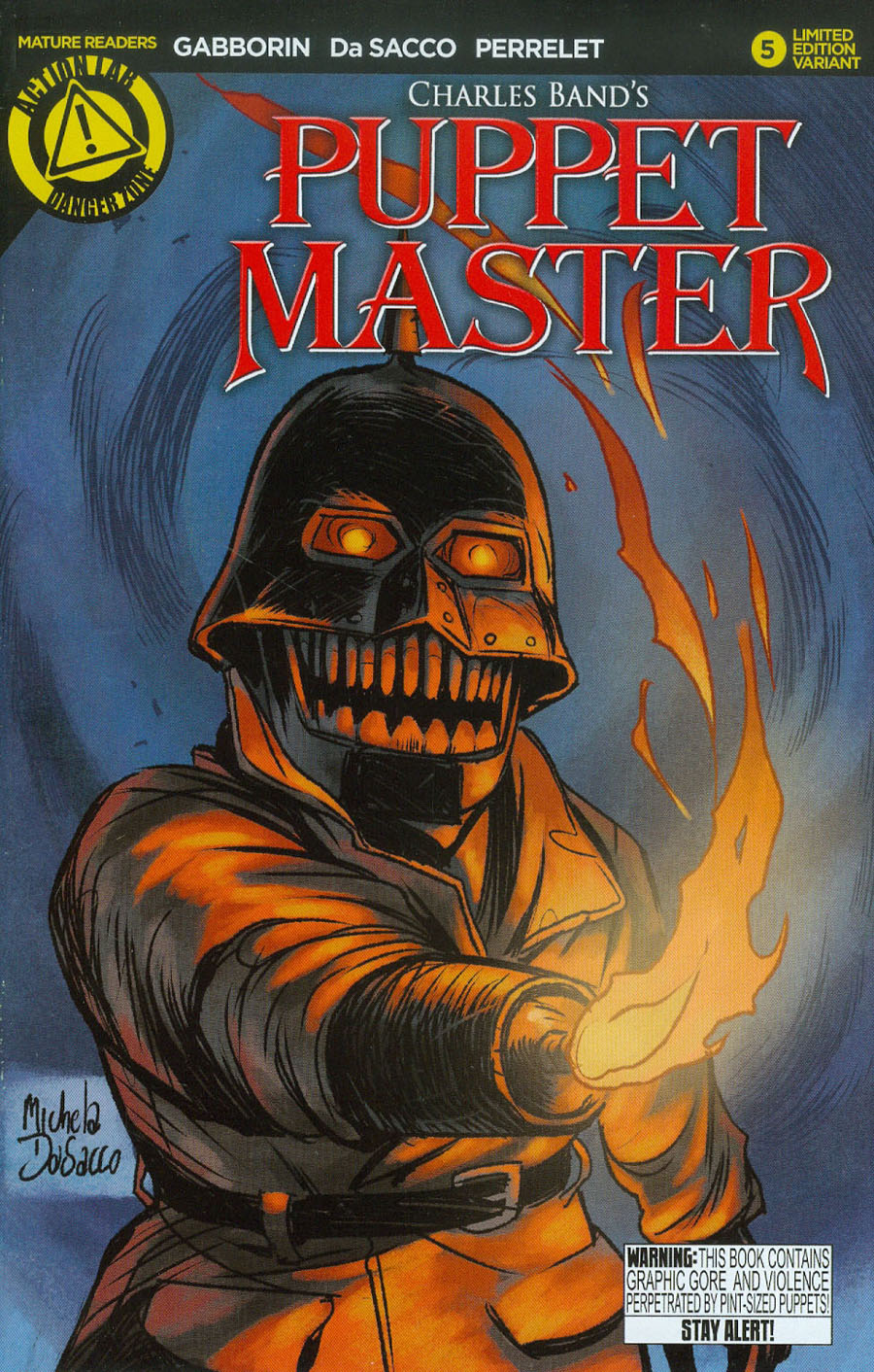 Puppet Master #5 Cover C Variant Torch Color Cover