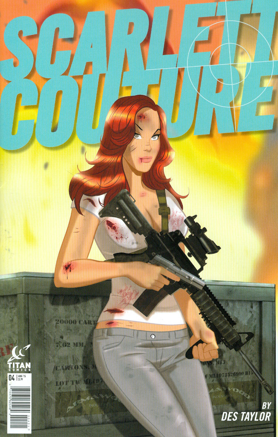 Scarlett Couture #4 Cover B Variant Des Taylor Subscription Cover
