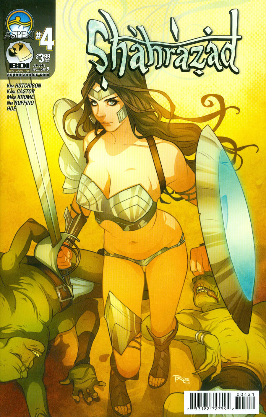 Shahrazad Vol 2 #4 Cover B Variant Elizabeth Torque Cover