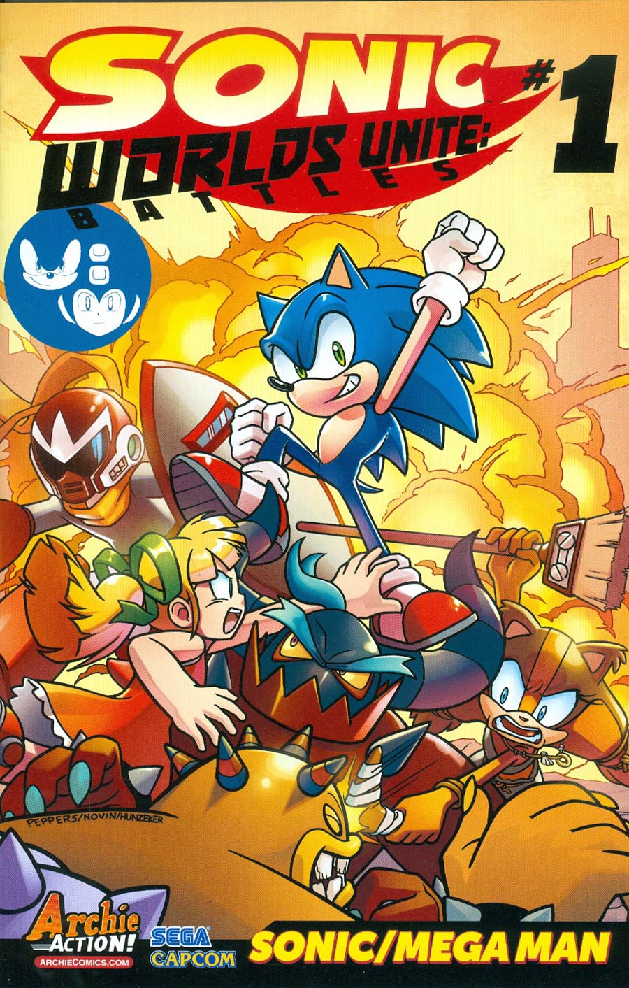 Sonic Worlds Unite Battles #1 Cover A Regular Jamal Peppers Cover (Worlds Unite Tie-In)