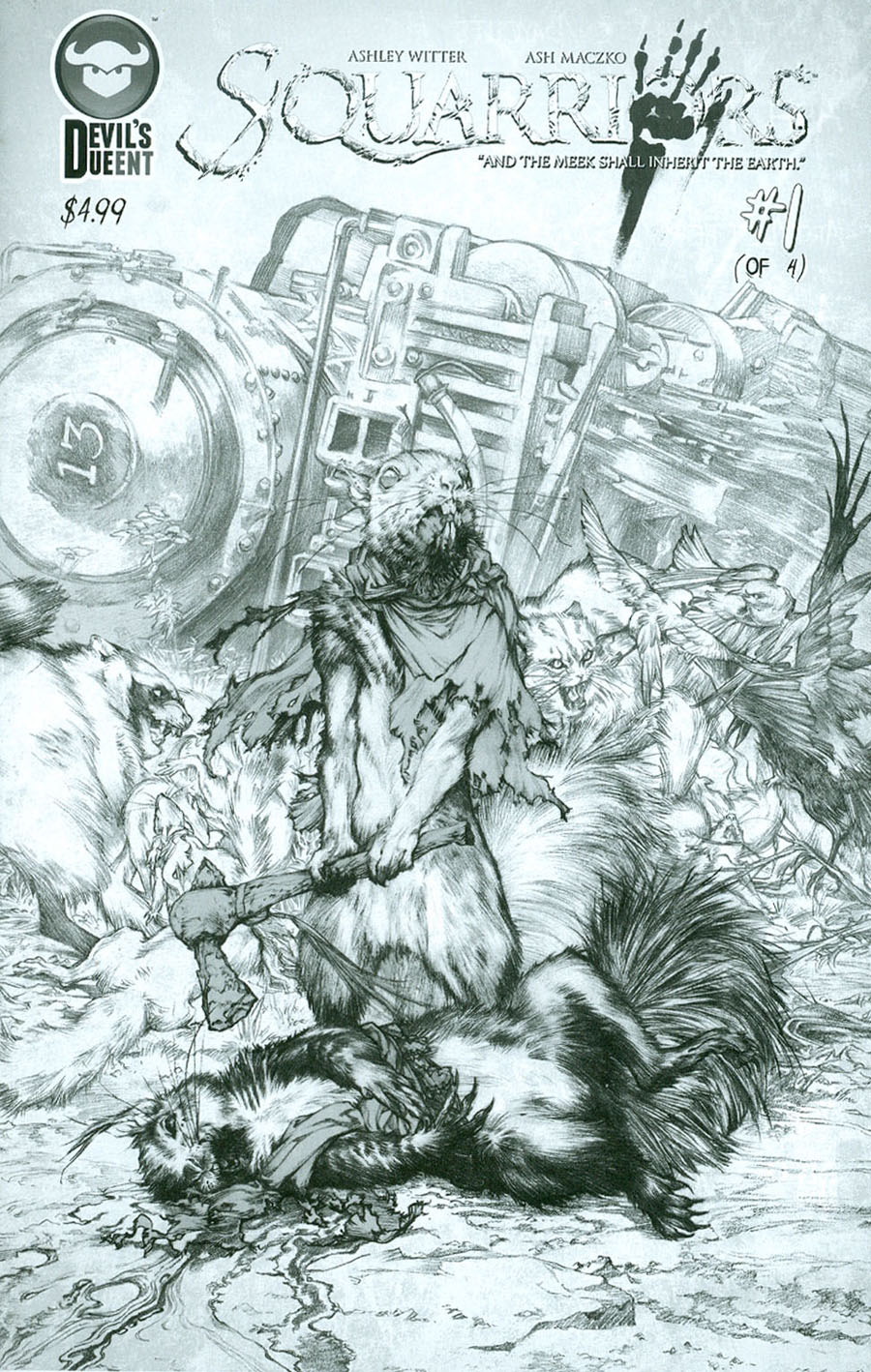 Squarriors #1 Cover E Sketch Edition
