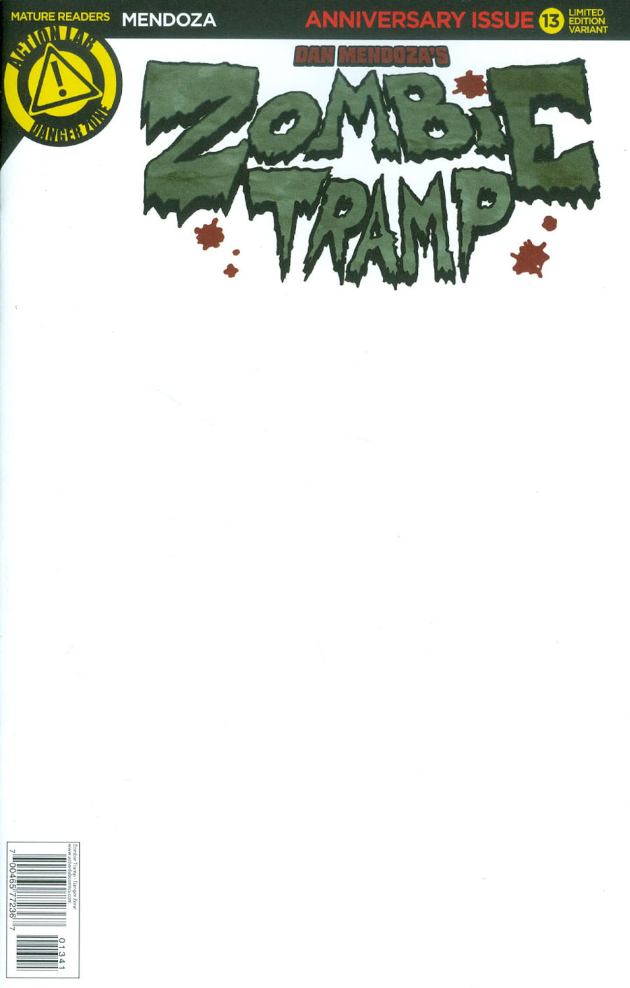 Zombie Tramp Vol 2 #13 Cover C Variant Blank Cover
