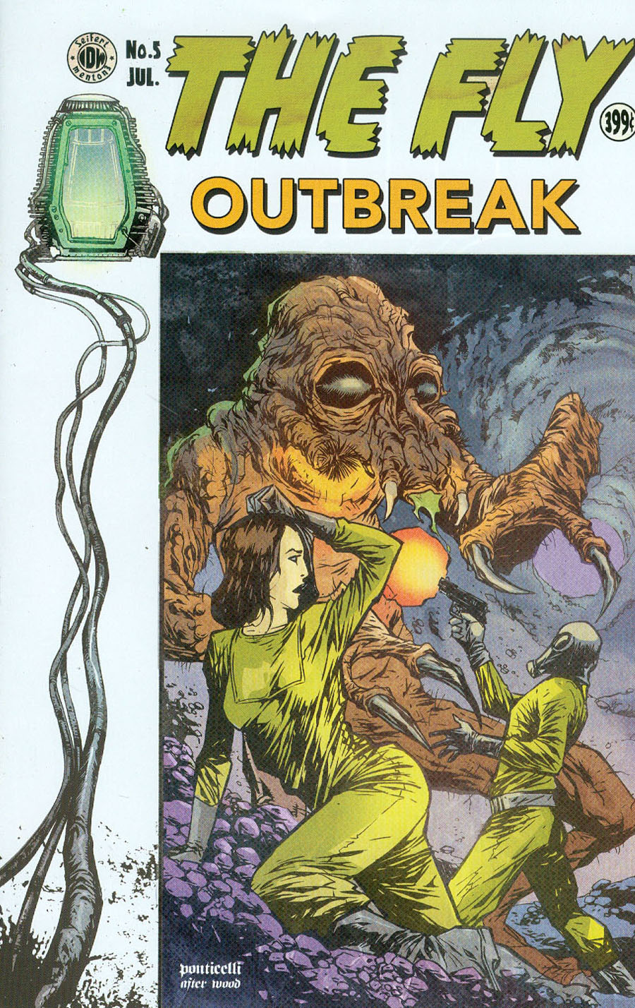 Fly Outbreak #5 Cover B Variant Alberto Ponticelli EC Comics Subscription Cover