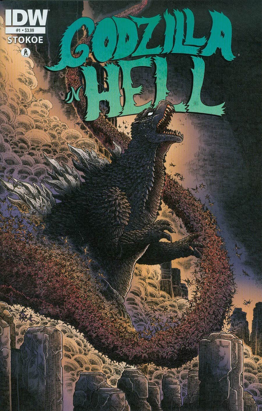 Godzilla In Hell #1 Cover A 1st Ptg Regular James Stokoe Cover