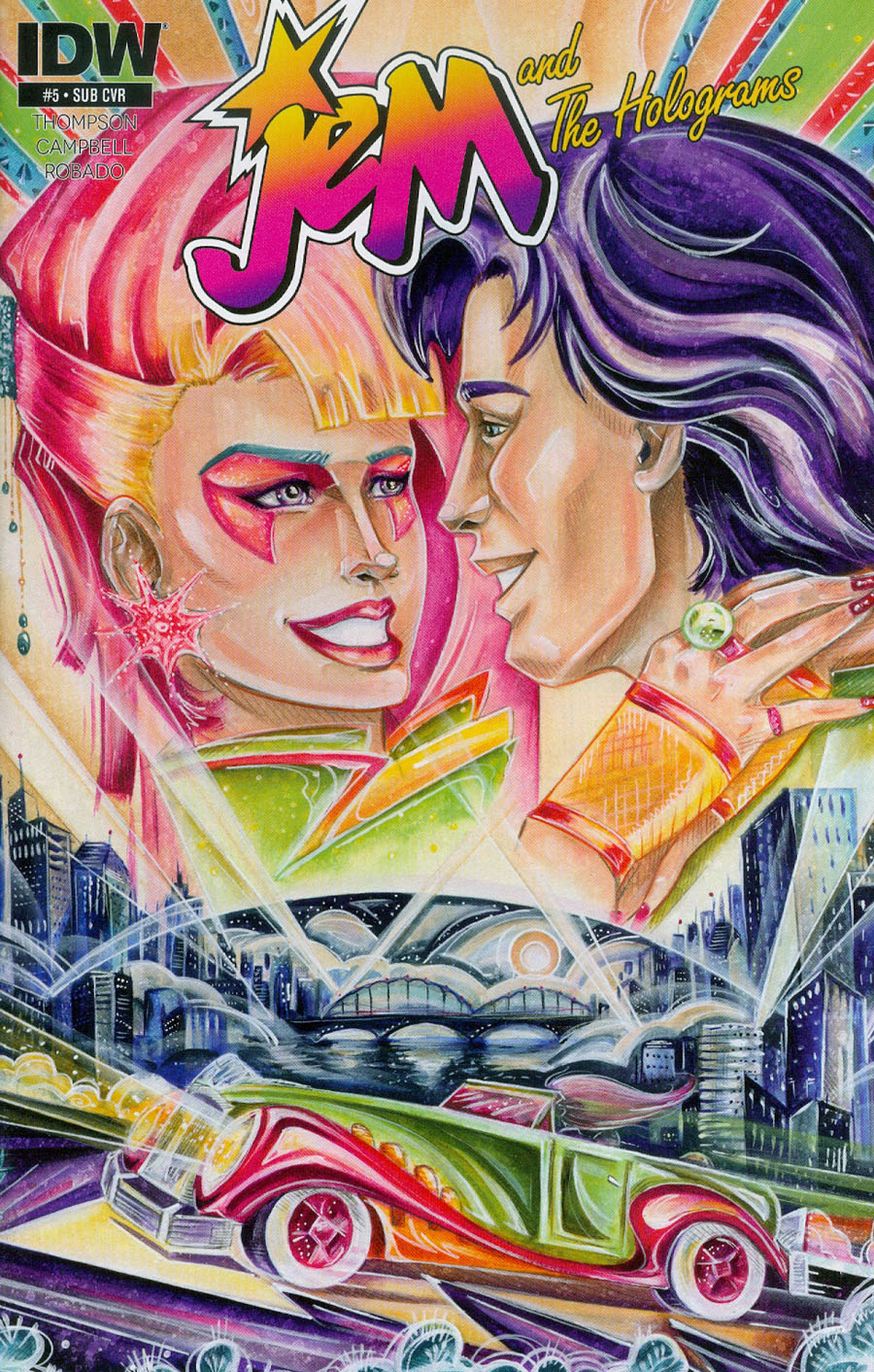 Jem And The Holograms #5 Cover B Variant Sara Richards Subscription Cover