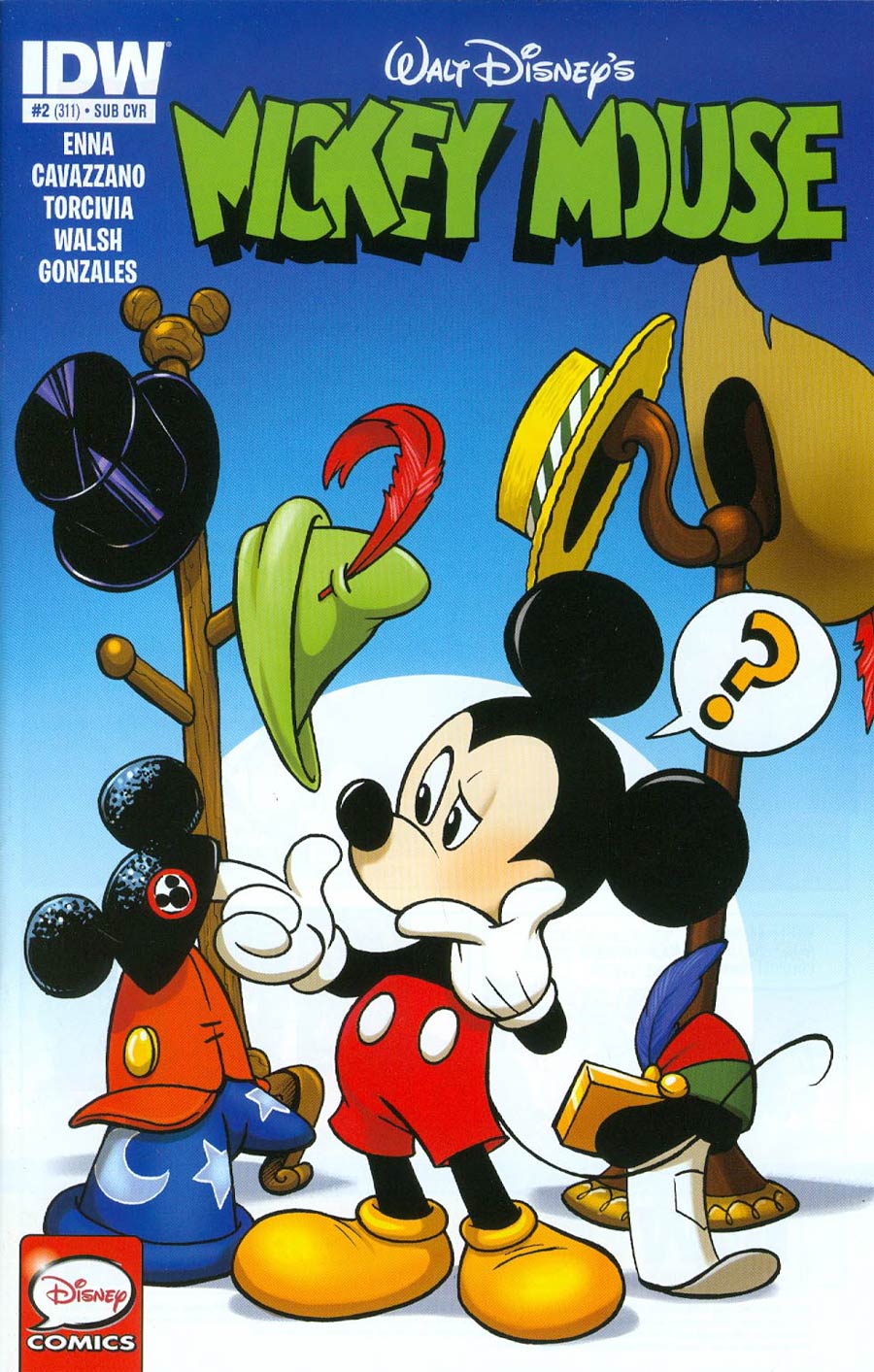 Mickey Mouse Vol 2 #2 Cover B Variant Amy Mebberson Subscription Cover